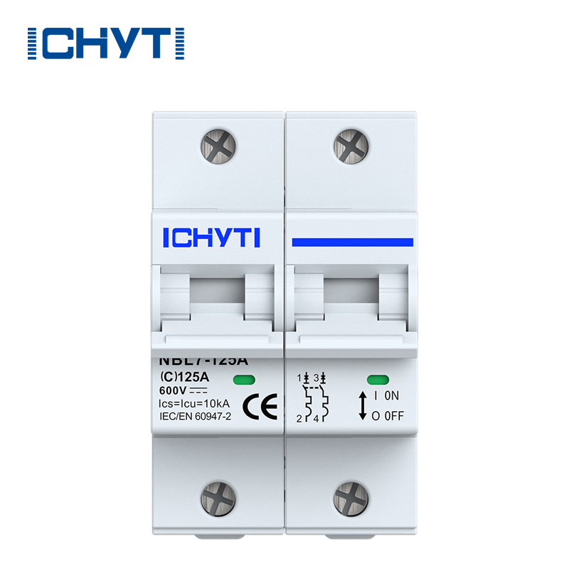 Bez polaryzacji 125A DC MCB